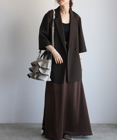 【雑誌掲載・ショップチャンネルOA商品】2WAYフリルハンドバッグ 12-1162